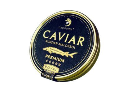 Kaviár Amur royal malossol, 500g plech obal